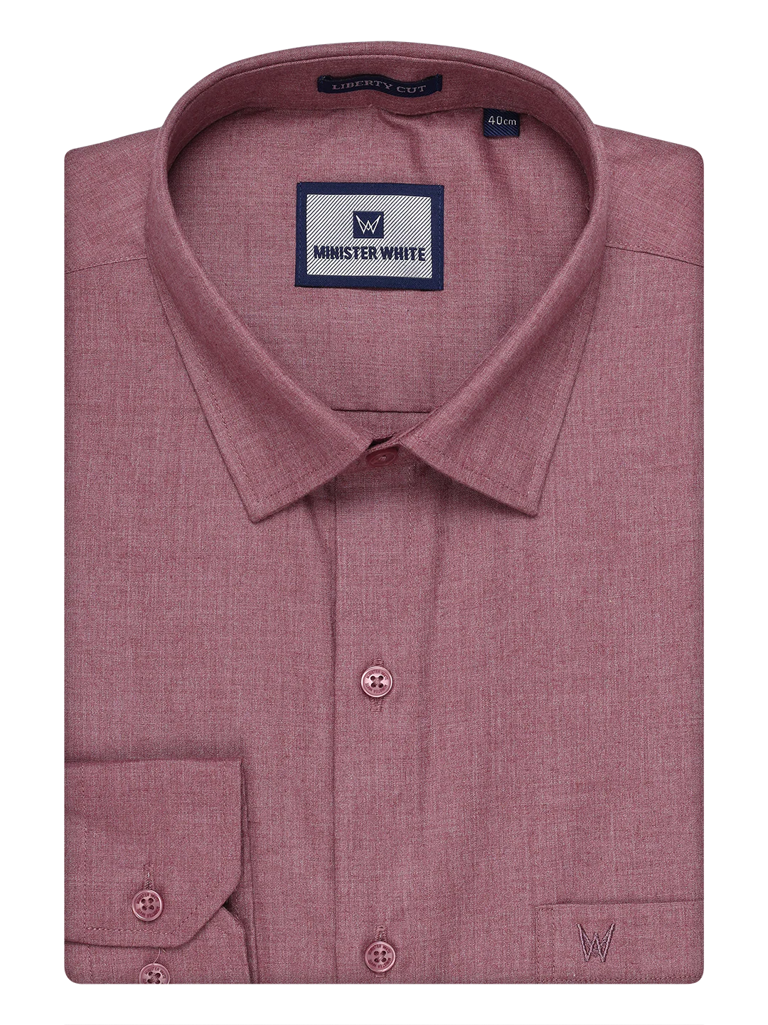 Mens Light Maroon Color Shirt with Matching Border Dhoti Combo Casper - Image 6