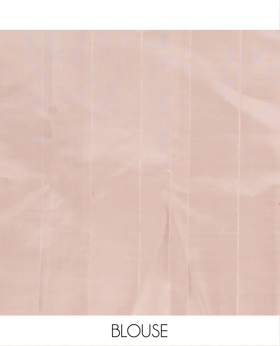 Yellow checked Kanchipuram silk saree, contrast border of zari buttas, and pallu of geometric patterns - Image 6